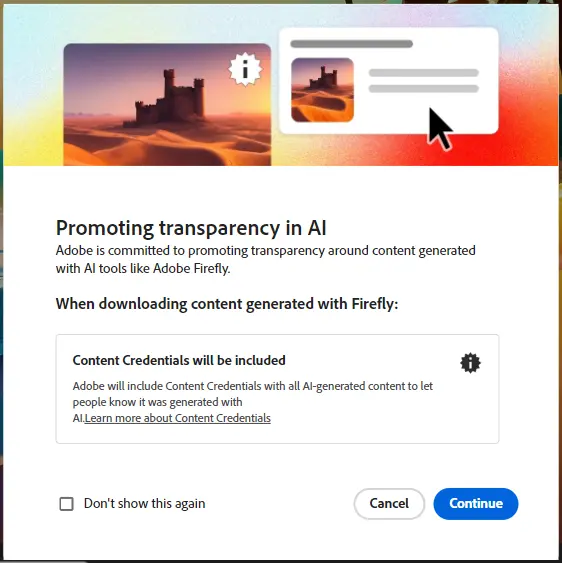 Adobe Firefly - Watermarking Policy