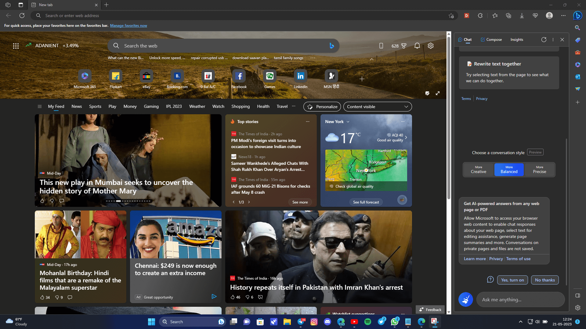 Microsoft Edge Bing Chat