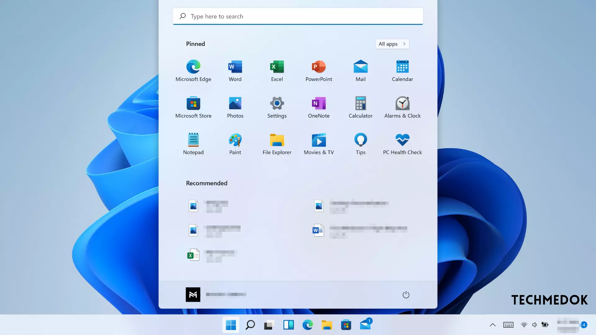 Windows 11 Taskbar